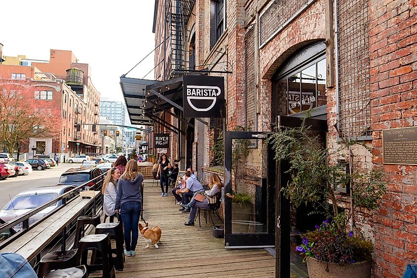 Barista coffee shop in the Pearl District of Portland Oregon, via Joshua Rainey Photography / Shutterstock.com