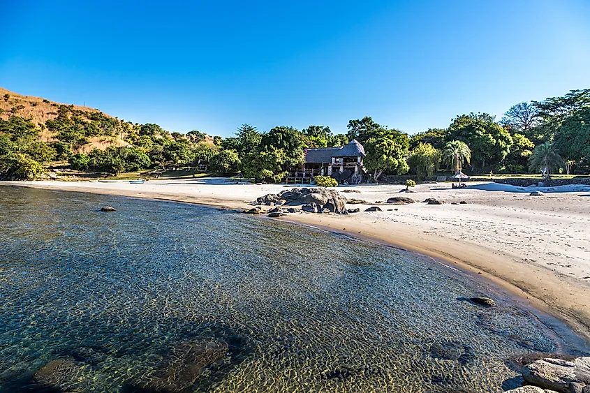 Lake Malawi in Nkhata Bay, Malawi, Africa