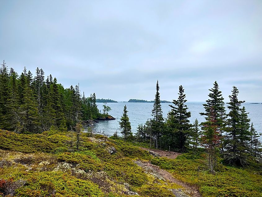 Isle Royale National Park in Michigan.