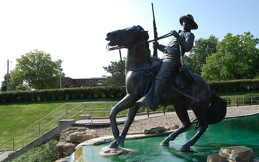 Buffalo Soldier Memorial, Circle of First.
