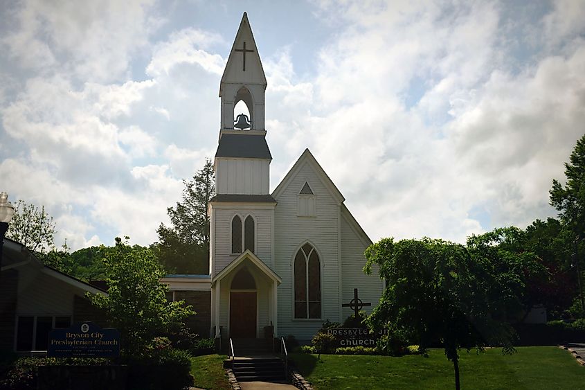 A Presbyterian Church in Bryson City, North Carolina