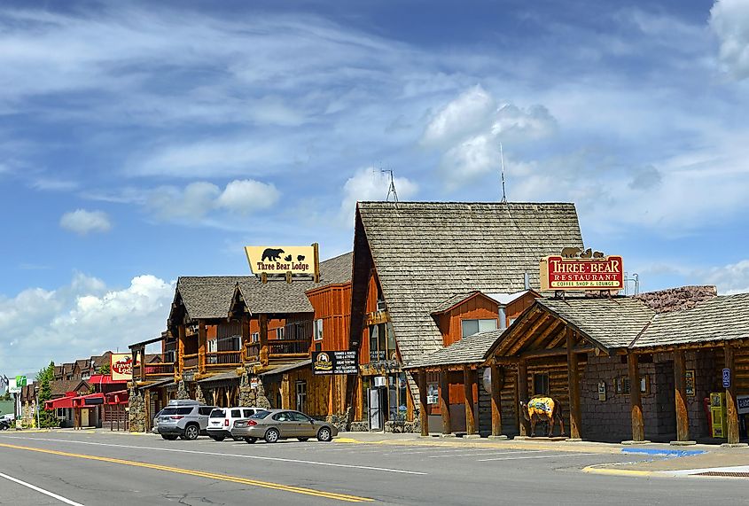 Downtown West Yellowstone, Montana