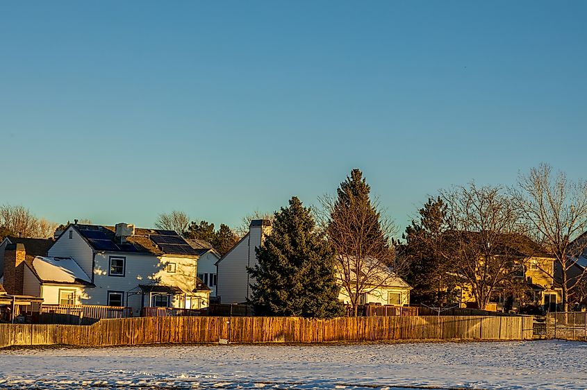 Aurora residential area