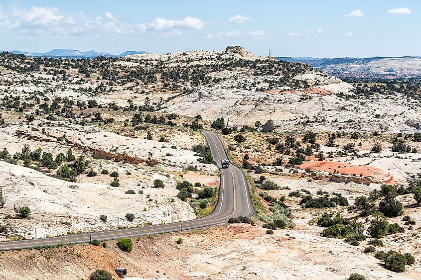 Calf Creek Recreational Area and Grand Staircase Escalante National Monument in Utah