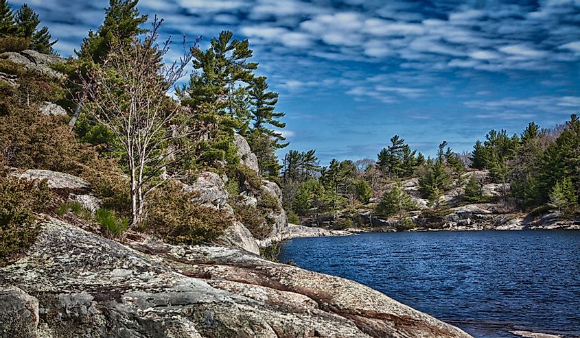 Canoe trip on the Canadian Shield. 