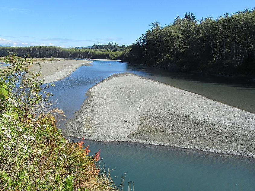 The Hoh River in Washington.