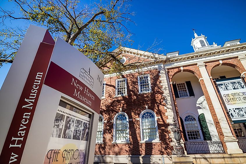 New Haven Museum in downtown New Haven, Connecticut