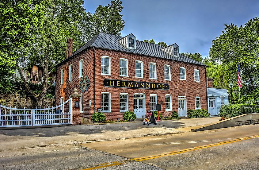 A winery in Hermann, Missouri.