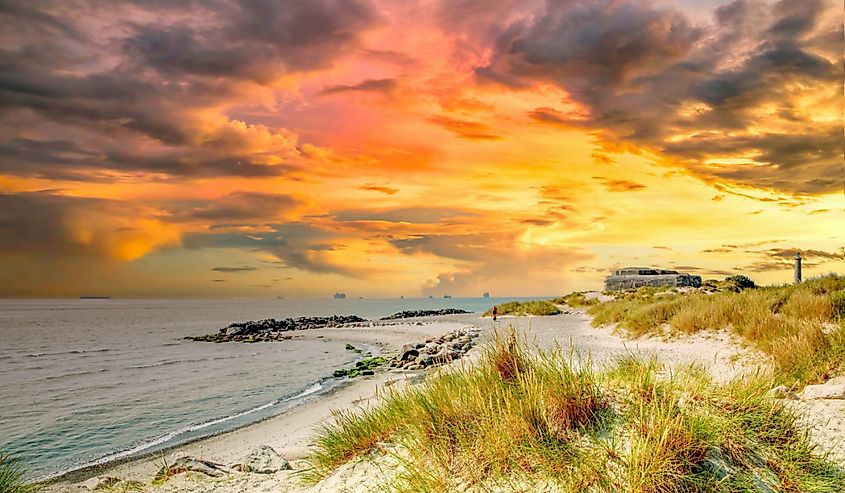 Beautiful Landscape in Skagen, Denmark.