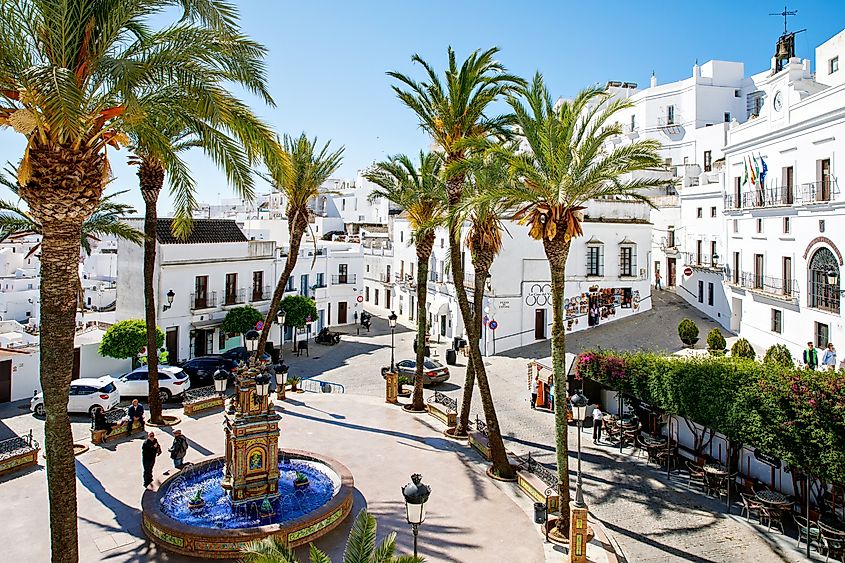 Center of Vejer de la Frontera, Spain