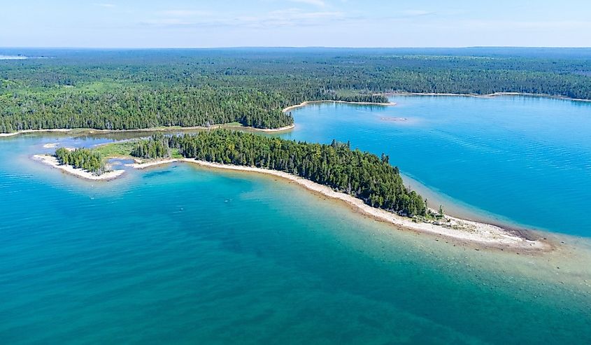 Drummond Island of Upper Peninsula Michigan.