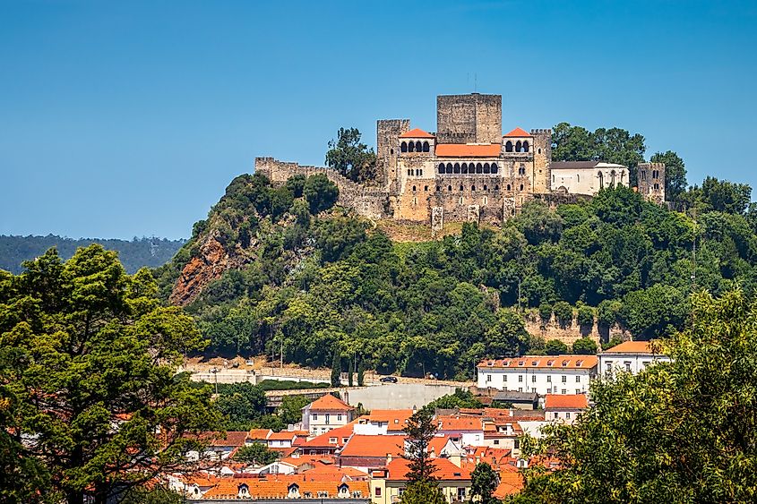 Main facade of the Castle of Leiria in Portugal (Luis Pedro Fonseca via Shutterstock)