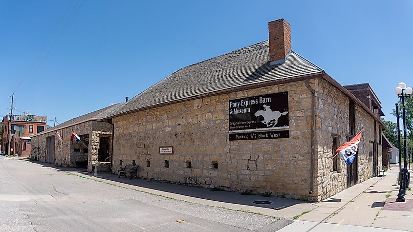 Marysville Pony Express Barn and Museum. 