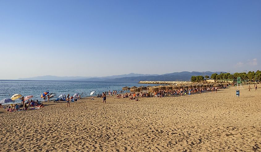 The Idyllic beach of Kyparissia