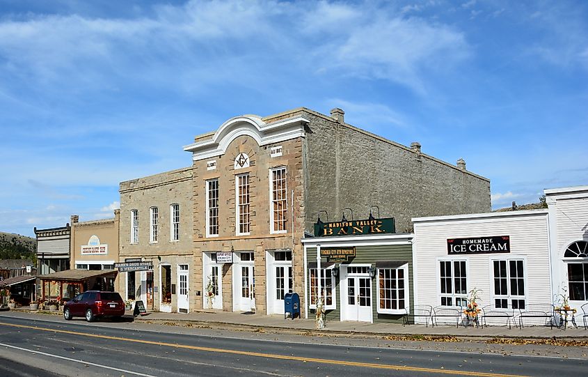 Virginia City, one of Montana's most famous ghost towns.