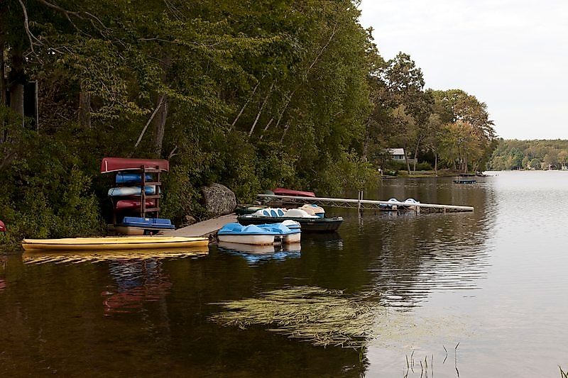 Lake Hayward in Connecticut.