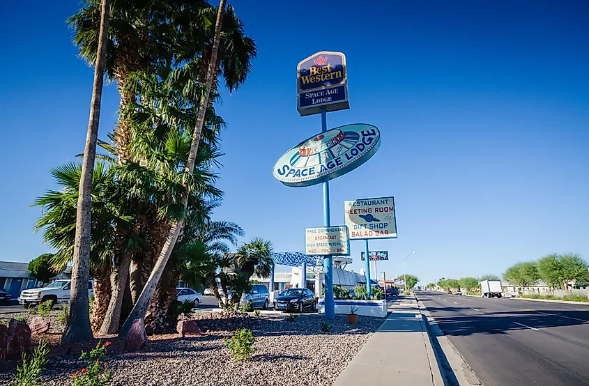 Space Age Lodge in Gila Bend, Arizona