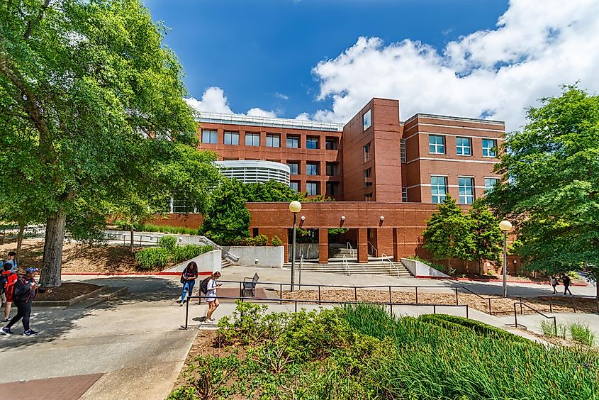 Dean Rusk Hall on May 3, 2019 at the University of Georgia School of Law in Athens, Georgia.