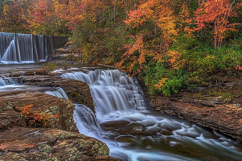 Waterfall in Mentone, Alabama