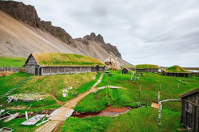 Viking village in Iceland