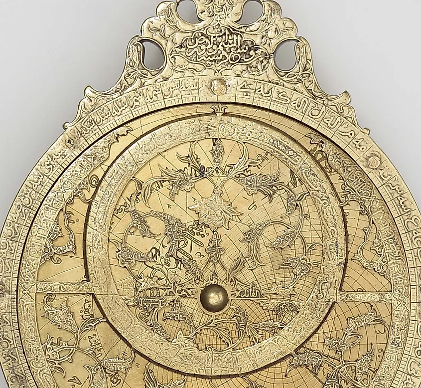 Astrolabe with Quranic inscriptions from Iran.