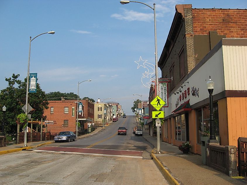 Downtown Luray in Virginia