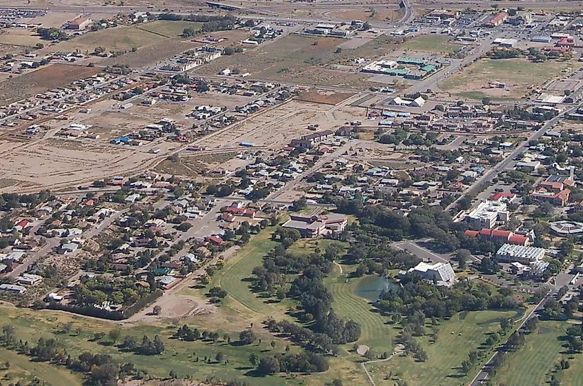 Aerial view of Socorro, By Jimwmurphy - Own work, CC BY 3.0, https://commons.wikimedia.org/w/index.php?curid=7234314