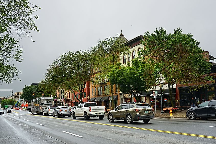 Downtown Saratoga Springs, New York