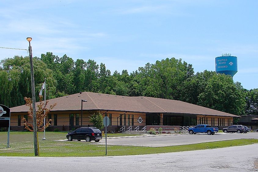 Governance Building of Walpole Island, Ontario, Canada.