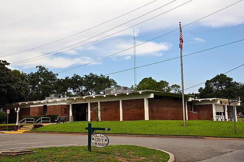 The city hall of Mary Esther, Florida.