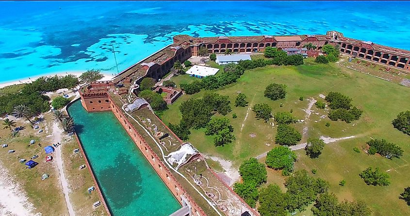 Dry Tortugas National Park, Fort Jefferson. Florida. USA.