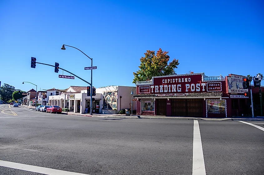 Camino Capistrano in San Juan Capistrano, California.