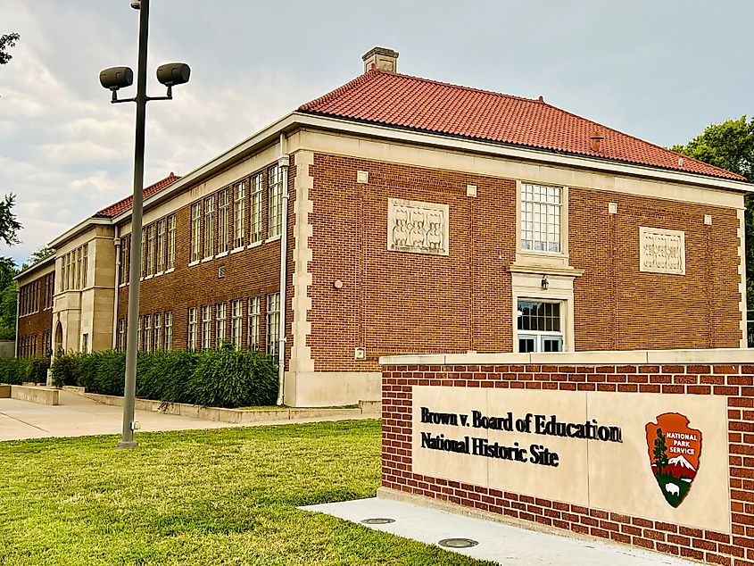 The Brown v. Board of Education National Historic Site in Topeka, Kansas.