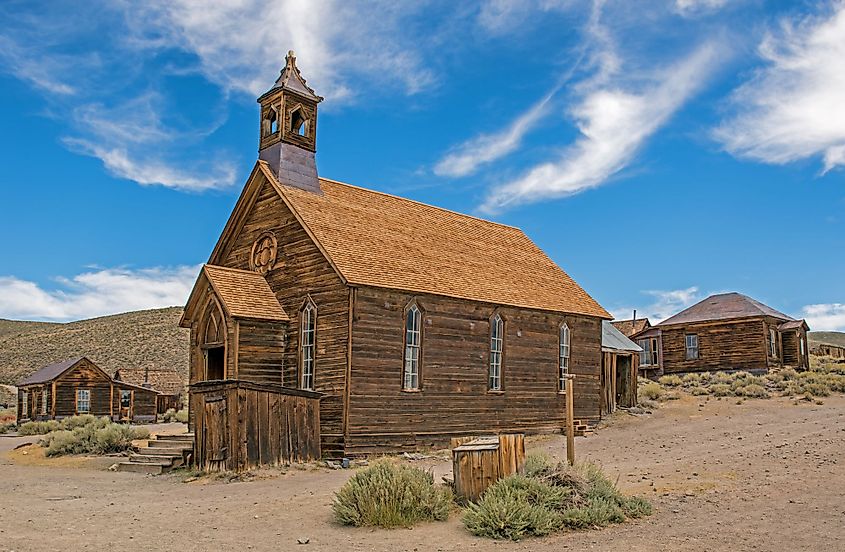 Methodist Church in Bodie, California