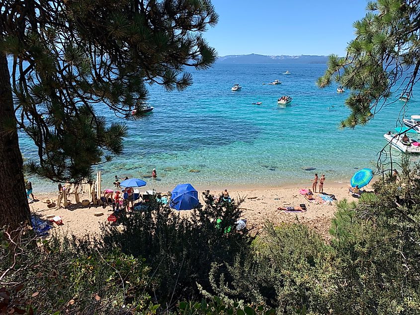 Incline Village on the shores of Lake Tahoe.