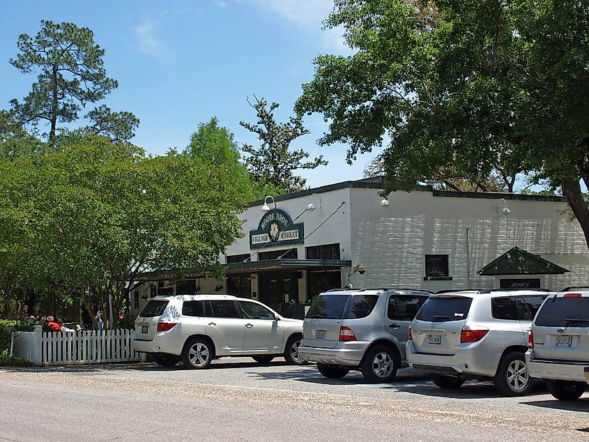 Jesse's Restaurant is in the old Moore Brothers market building.