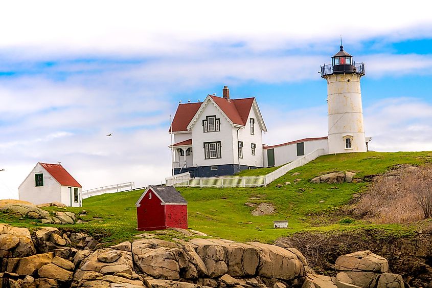 The Nubble Lighthouse in York, Maine.