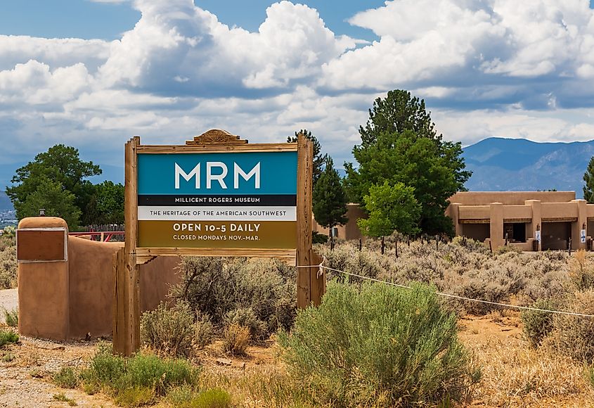 The Millicent Rogers Museum near Taos, New Mexico