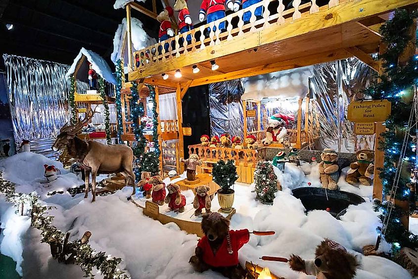 The North Pole Christmas Village in Chilton, Wisconsin. Via govalleykids.com.