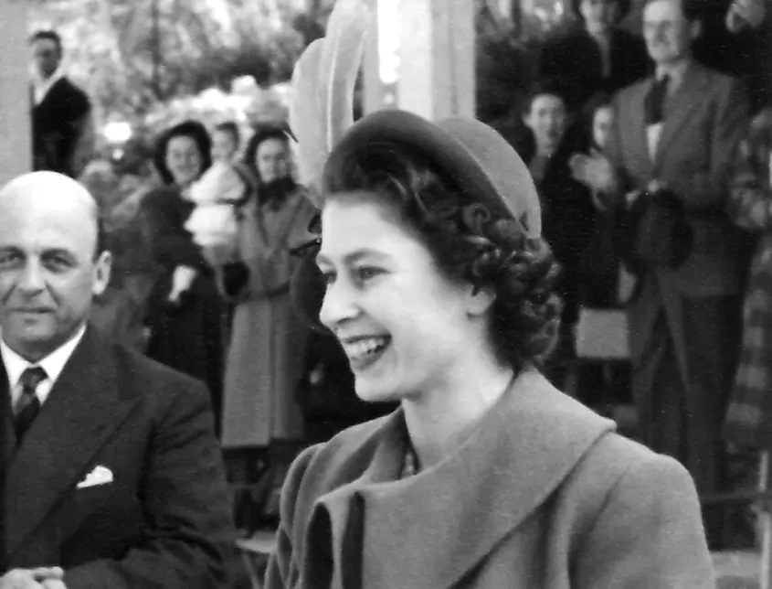 Young Queen Elizabeth II when she lived in Malta between 1947 and 1951