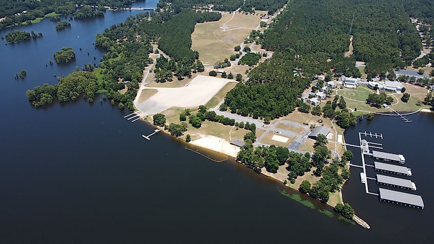 Lake Blackshear in Cordele, Georgia