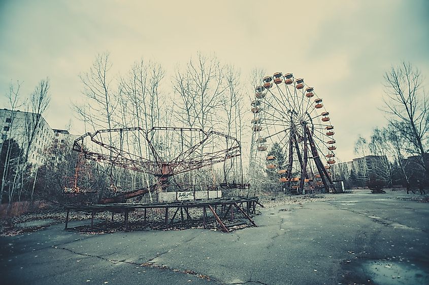 Abandoned city of Pripyat 