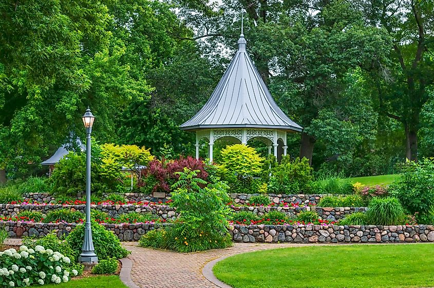 Washington Square Park in Stillwater, Minnesota.