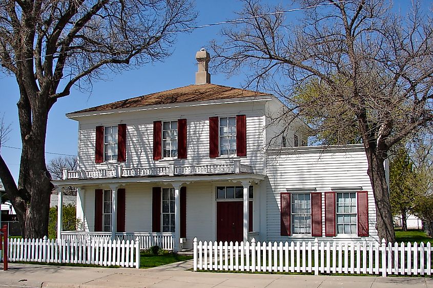 Fort Sidney Commander's Quarters via Wikicommons