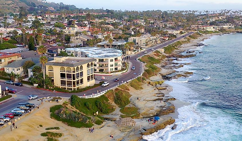 Aerial photo of La Jolla, California, Windansea Beach, daytime