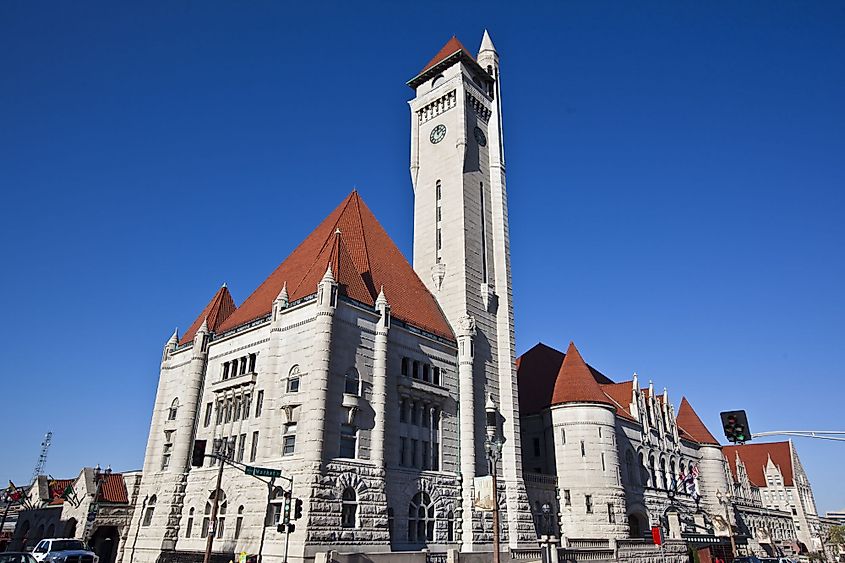 Historic Union Station in St. Louis, Missouri. 