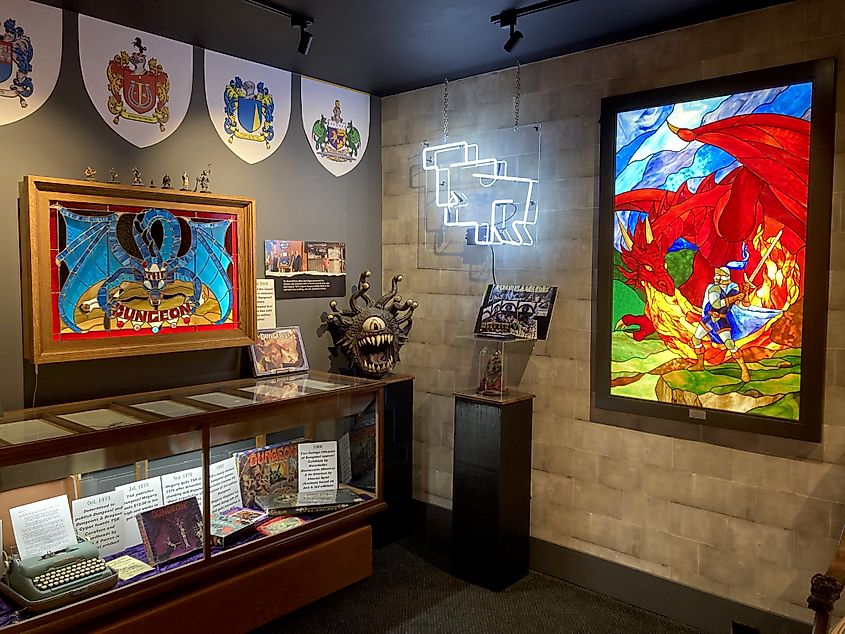 The "Wizard of Lake Geneva" exhibit at the Geneva Lake Museum.