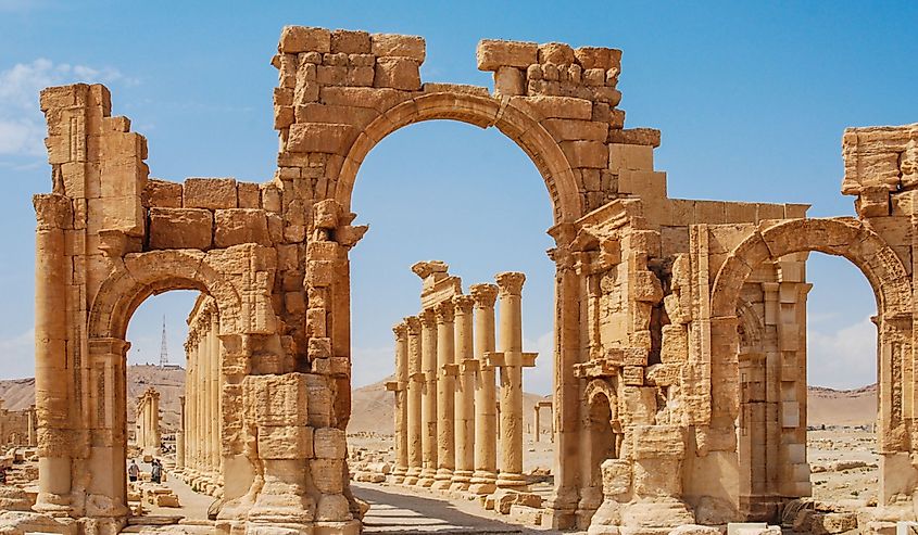 Palmyra, Syria - Ruins Old Greco Roman