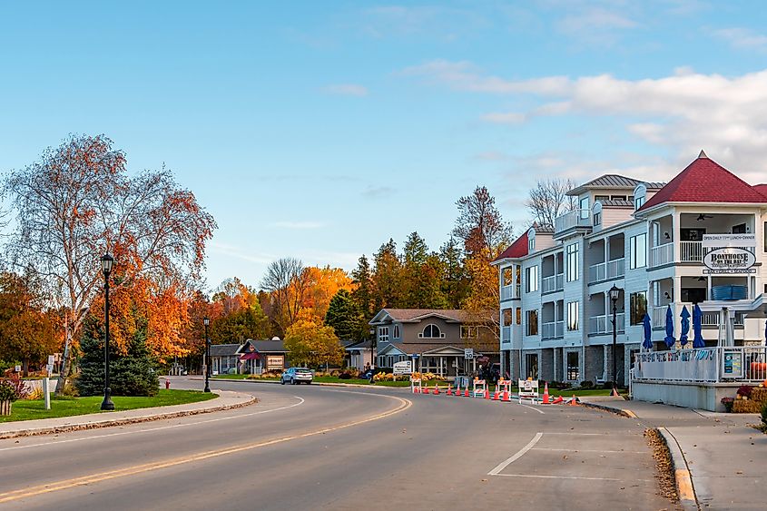 Sister Bay, Wisconsin : Sister Bay Town street view in Door County of Wisconsin