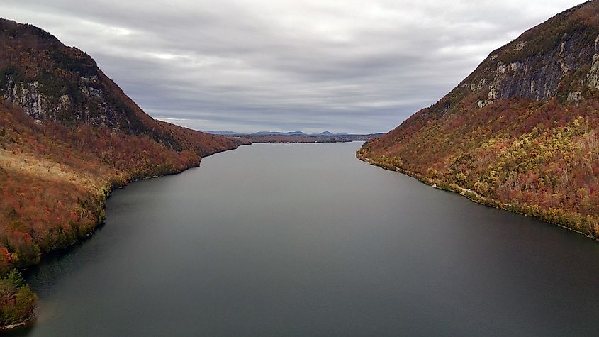 Lake Willoughby in Westmore, Vermont.